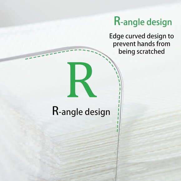 Paper Towel Dispenser Countertop, Clear Guest Towel Napkin Holder, Suita… - Picture 3 of 6